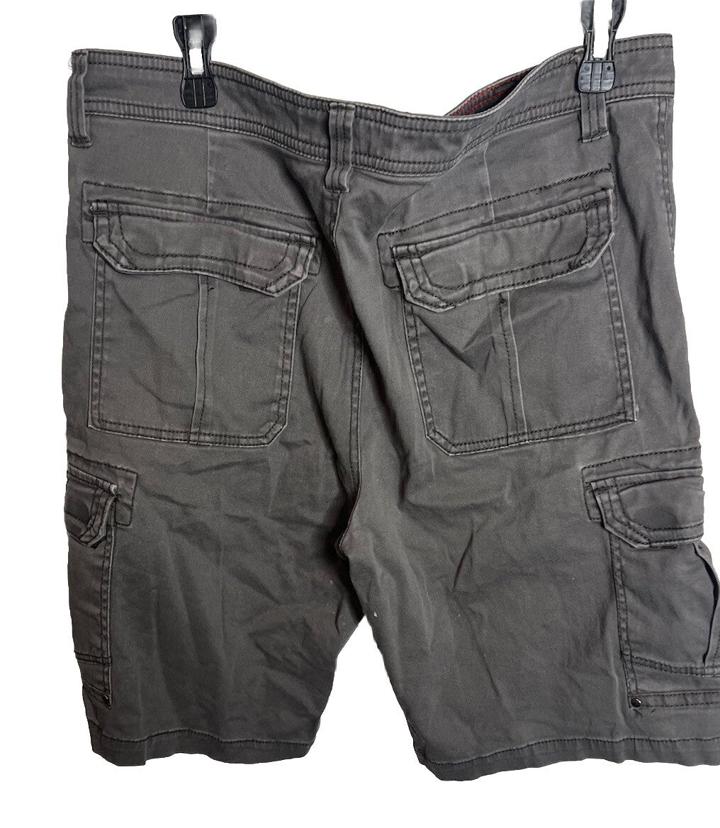 Union Bay Men's Lightweight Cotton Blend Cargo Shorts Size 36