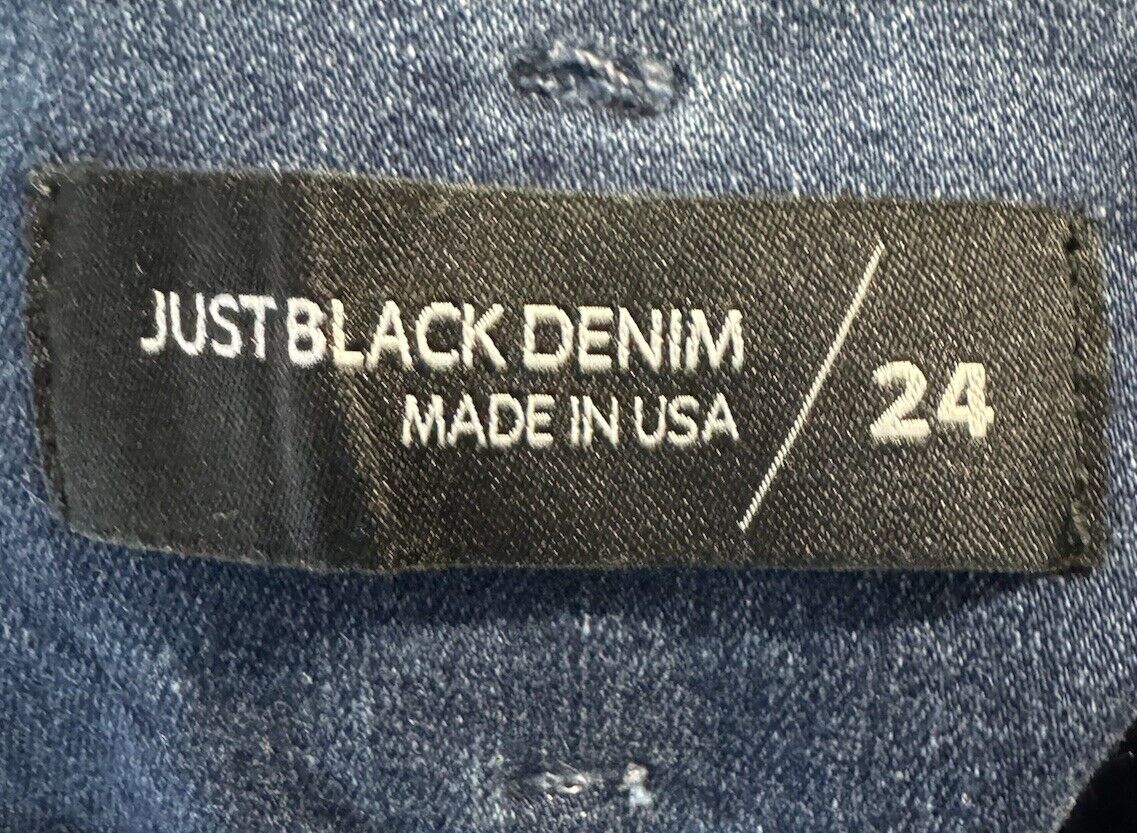 Just Black Denim Jeans Women’s Size 24 Blue