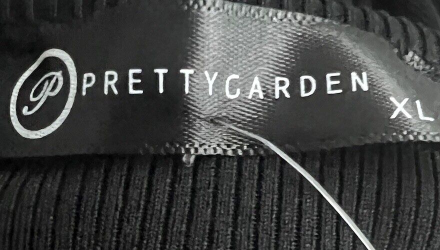 NEW Pretty Garden Black Dressy Casual XL