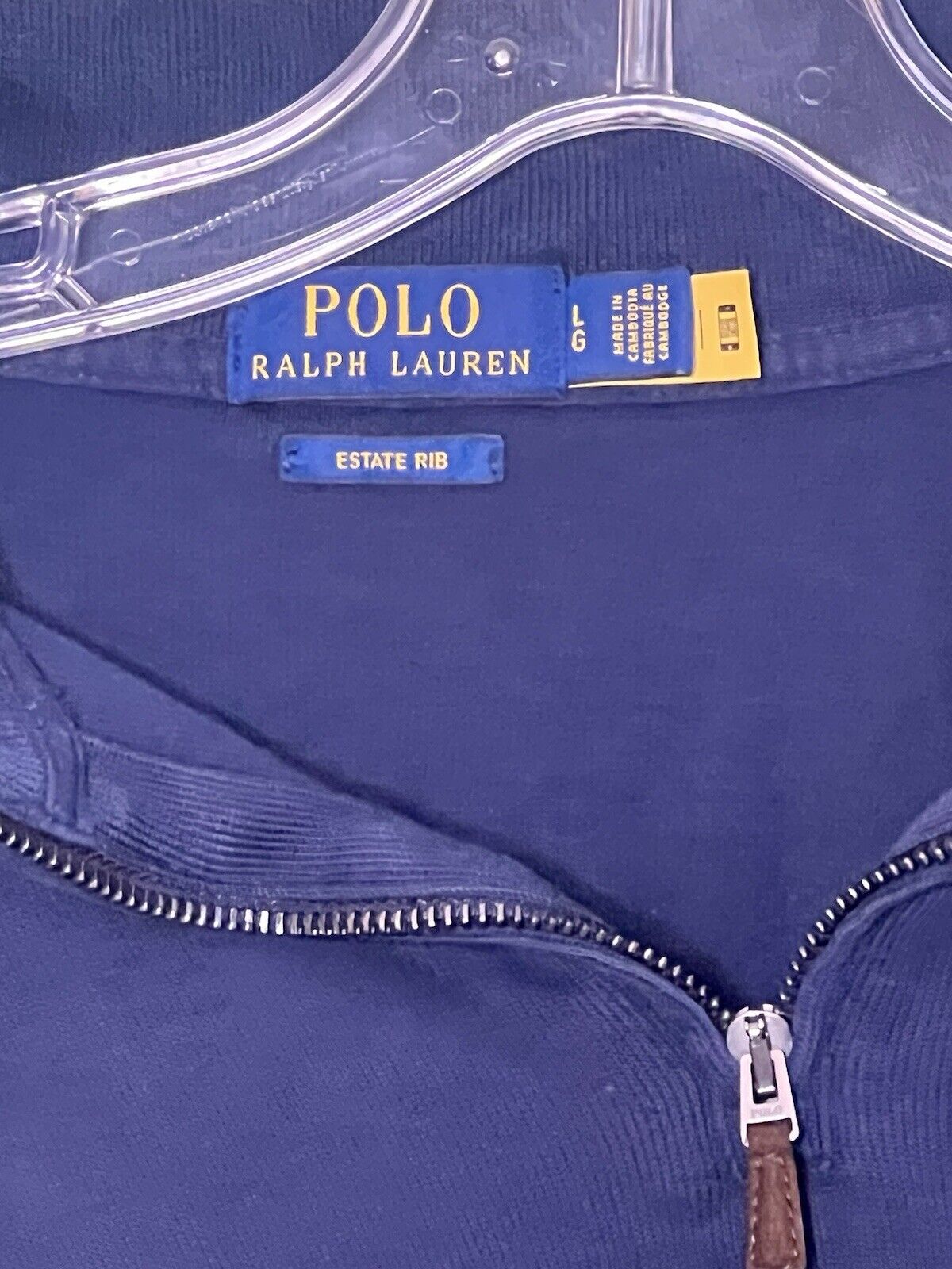 Polo Ralph Lauren Long Sleeve Polo Shirt Men’s L Large Blue (See Description)