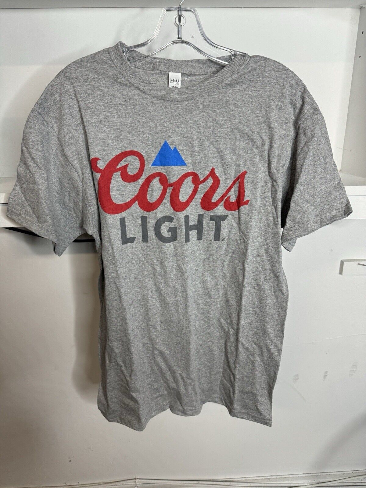 NEW Coors Light L Dark Grey Unisex Large T-shirt Shirt