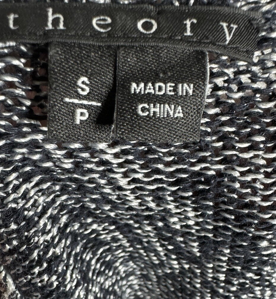 Theory Women's Sweater Crew Neck Gray Size Small