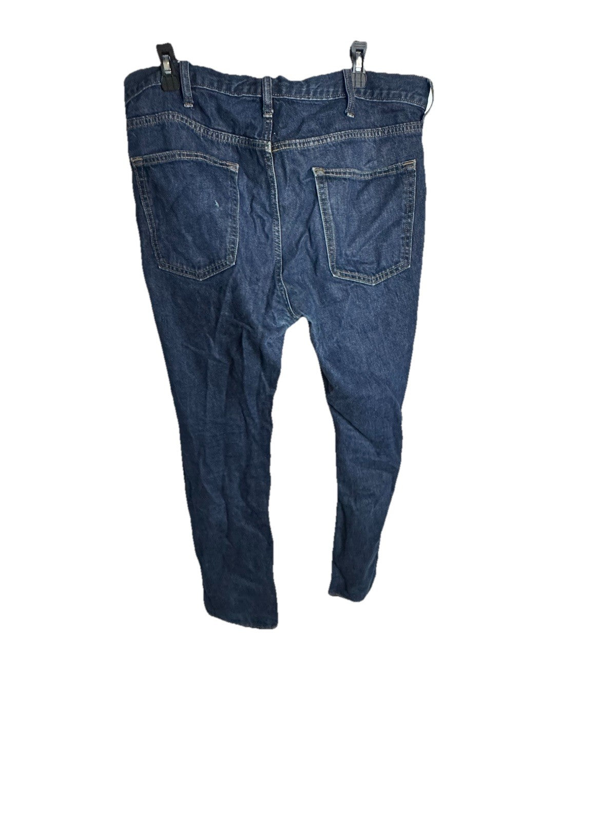 Old Navy Jeans Mens 36 X 32 Regular Fit Straight Leg Dark Wash Blue Denim