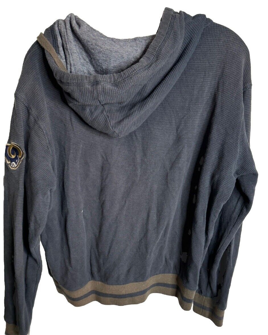 Los Angeles Rams Women Sweatshirt Medium Hoodie Touch Logo Full Zip