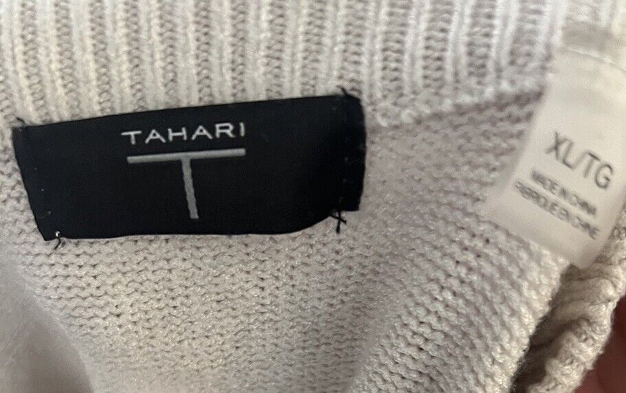 Tahari Womens Sweater XL Crew Neck Long Sleeve
