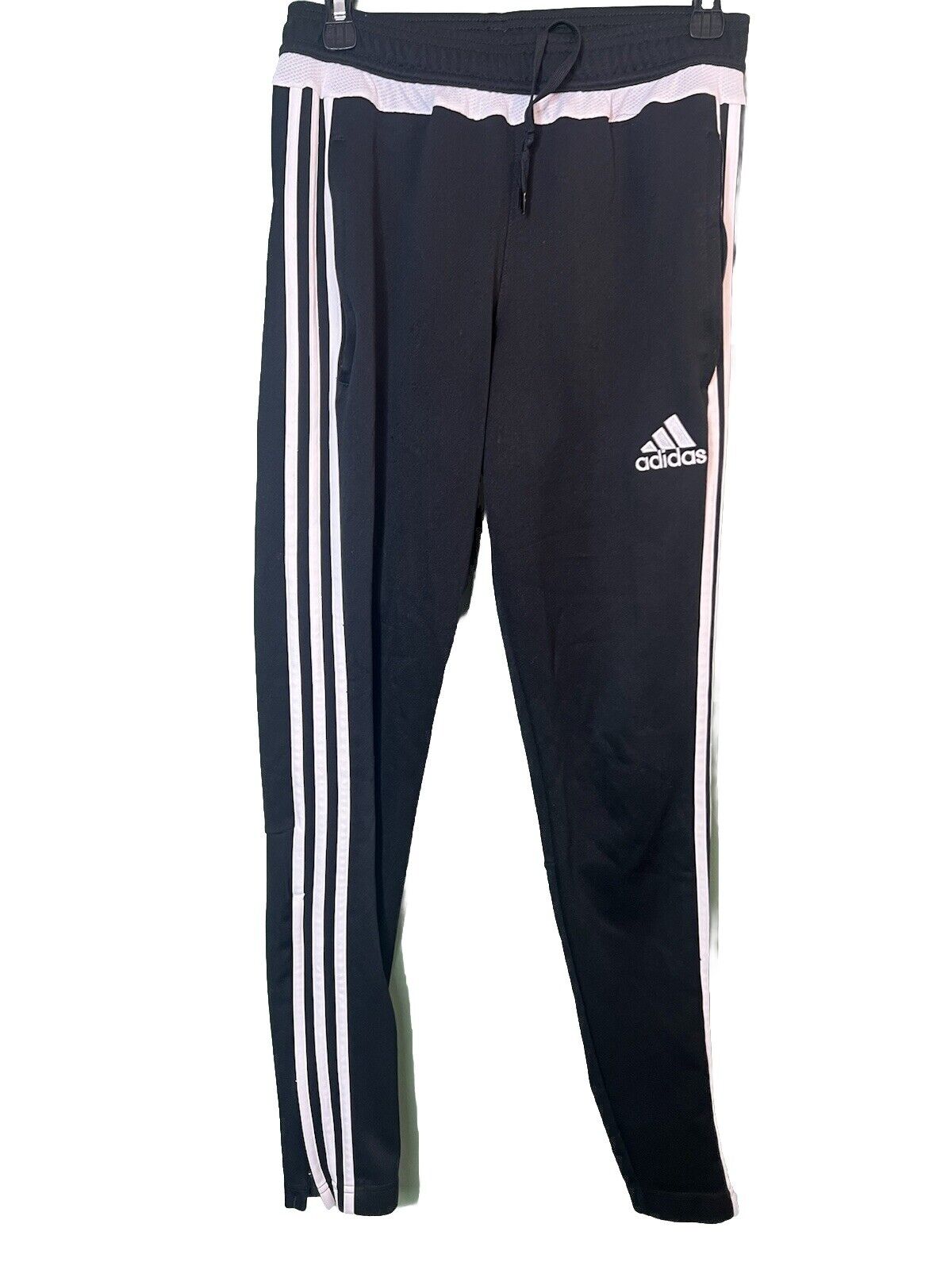 Adidas Climacool Men’s Black Track Pants Retro Ankle Zip Size Small
