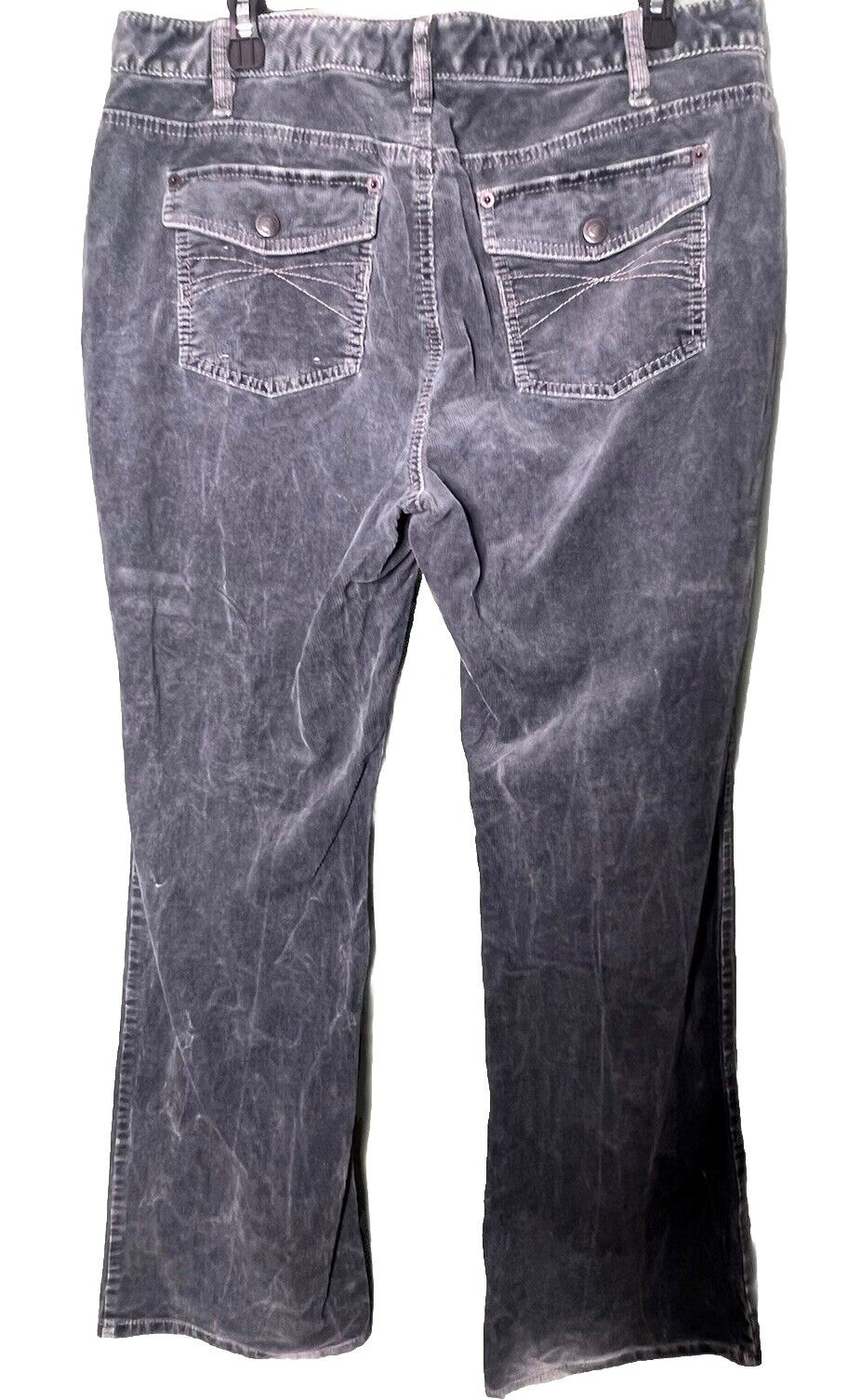 Ann Taylor Loft Women's Pants Size 14 Gray Jeans Curvy