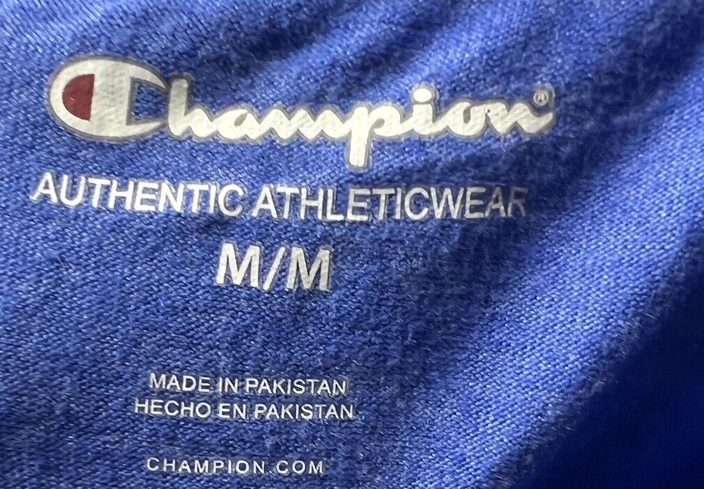 Champion T-Shirt Men's Tee Classic Fit Script Logo Medium
