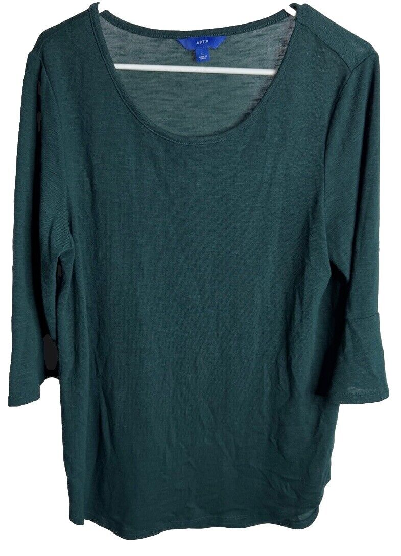 Apt 9 Short Sleeve Top Womens Size large