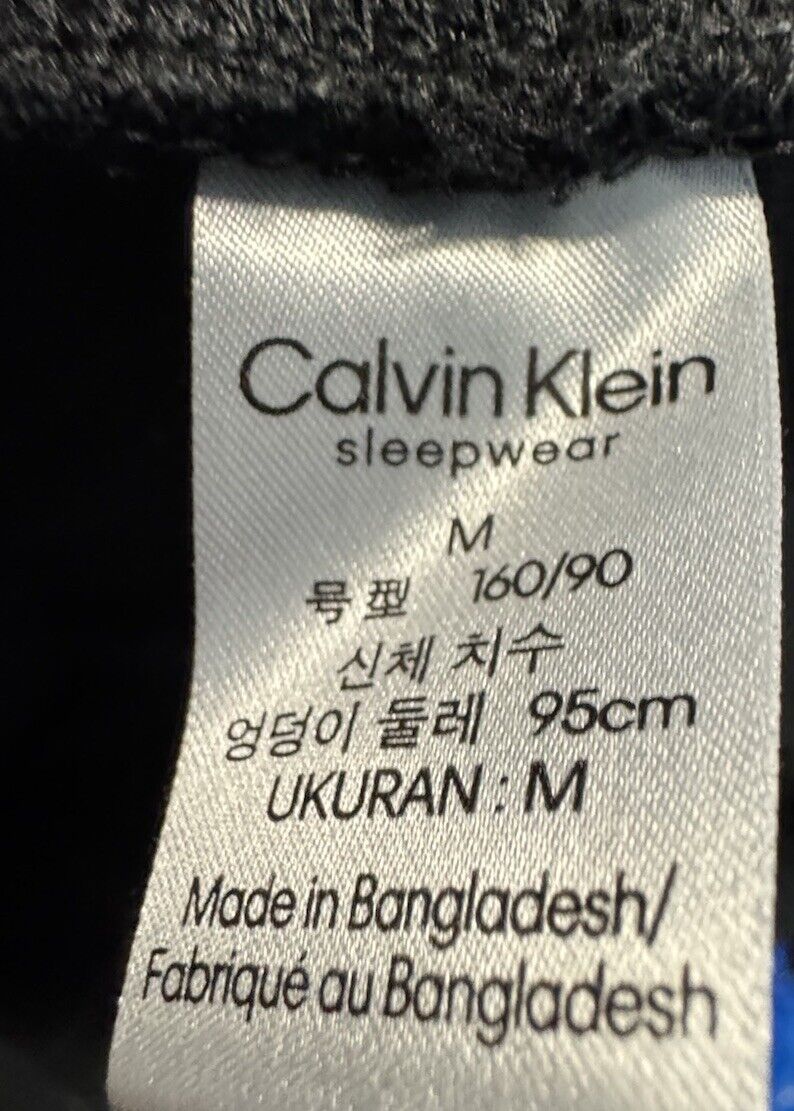 Calvin Klein Sleepwear Women's medium Jogger Black Sweatpants Lounge