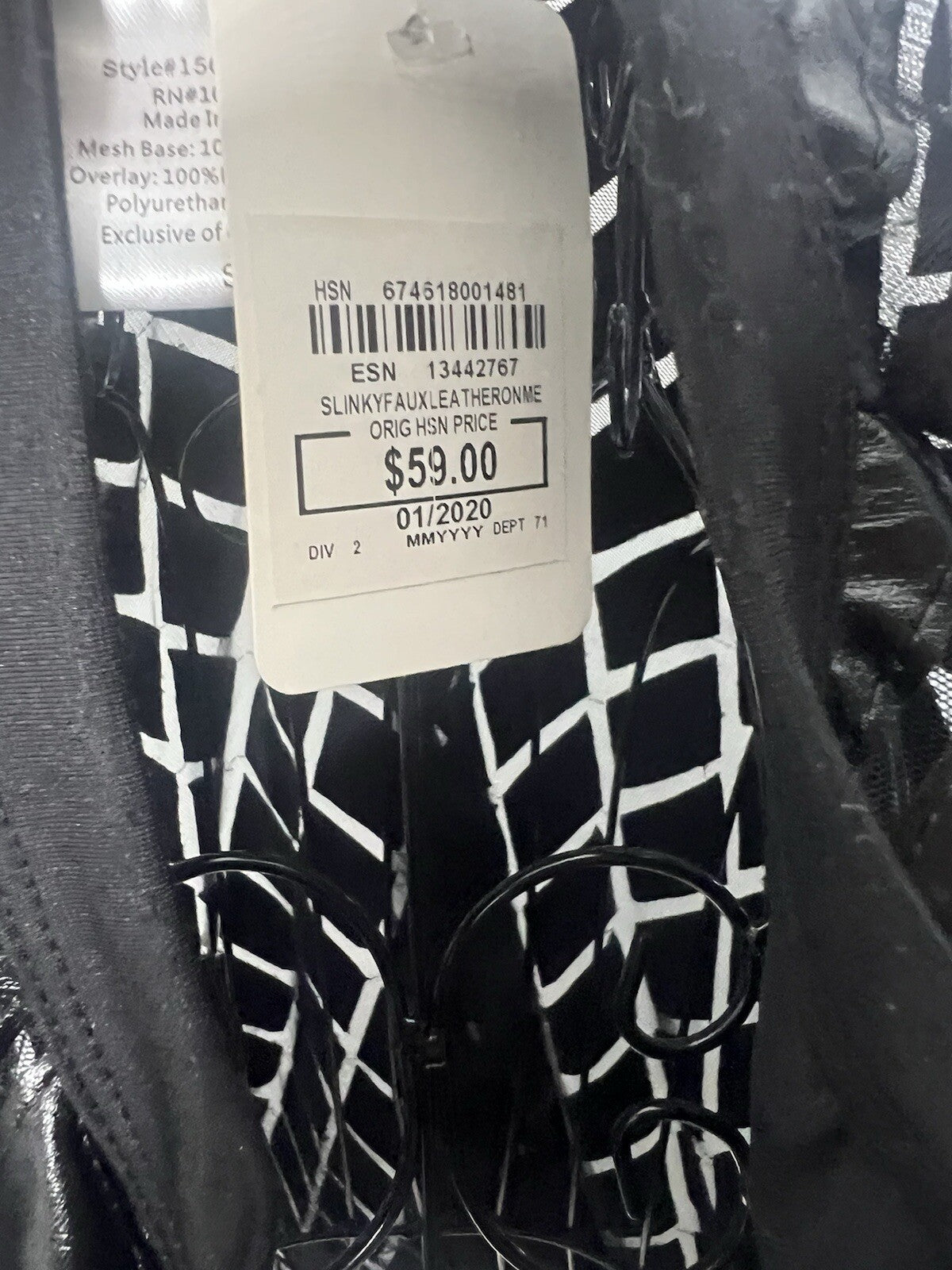 Slinky Brand Women Black Square Shaped Cardigan - Size Small