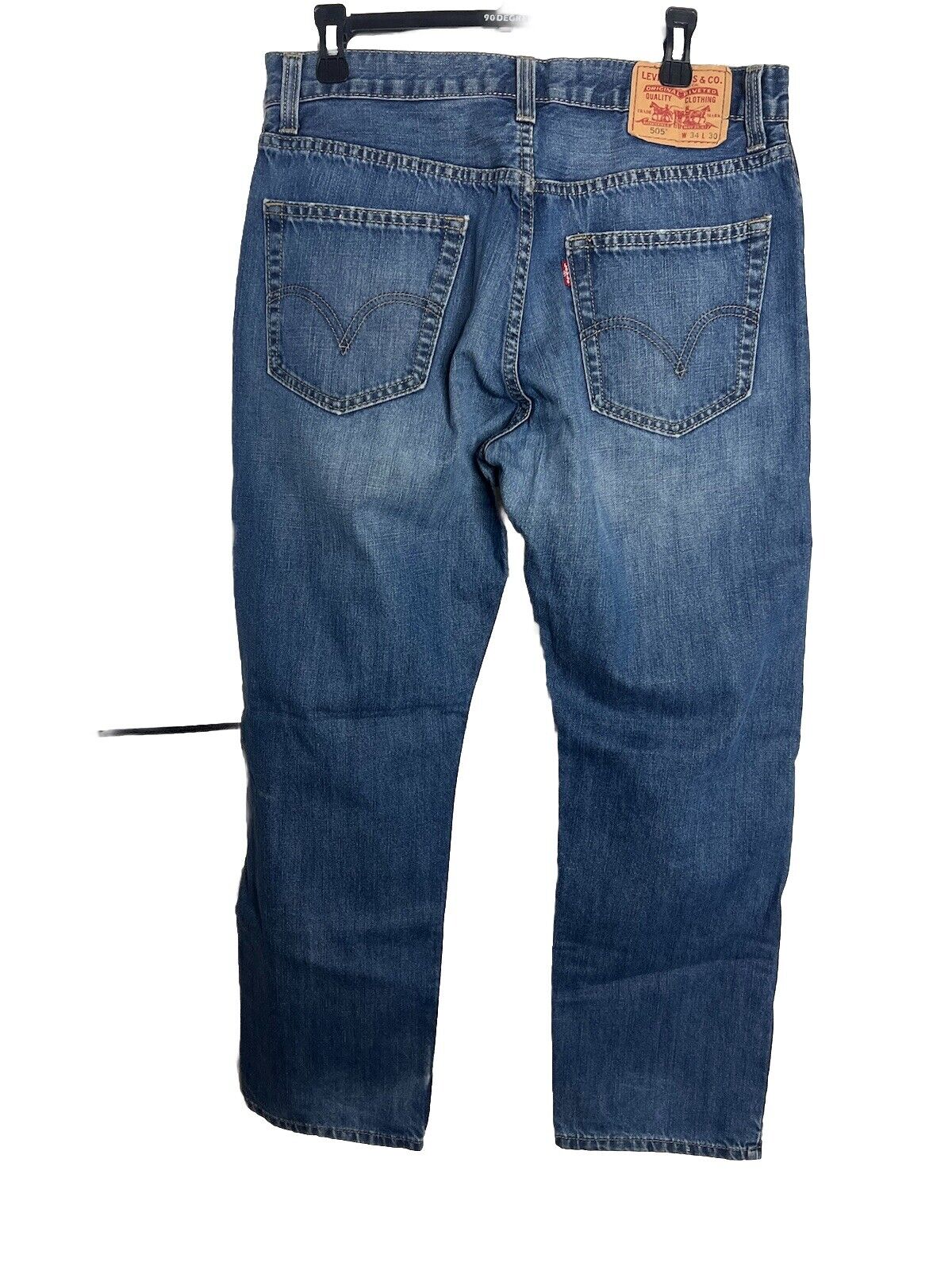Vintage Levi's 505 Regular Fit Jeans Men's Size 34 X 30 Blue