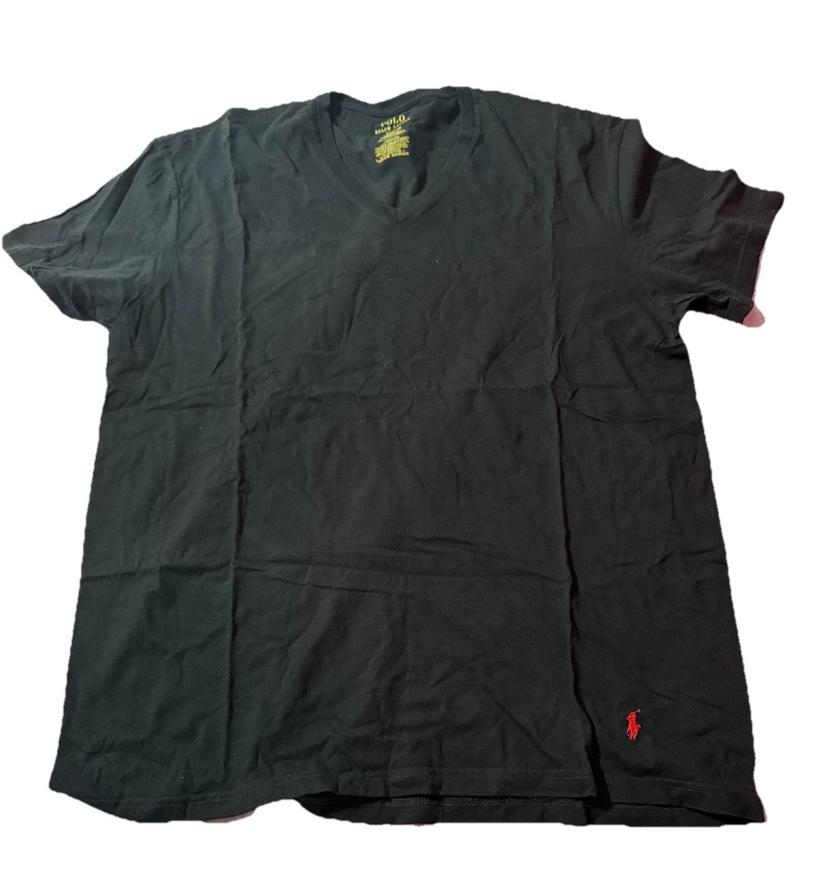Polo Ralph Lauren T-Shirt Adult XL Black Short Sleeve Classic Mens