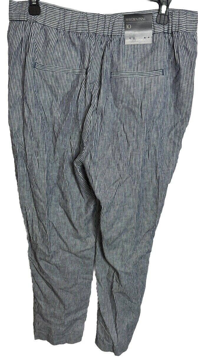 Banana Republic Hayden Pants Womens 10 Elastic Waist