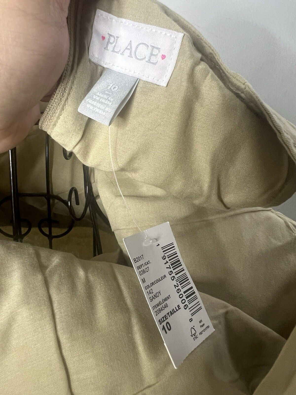 Children’s Place Dress Size 10 Color Sandy