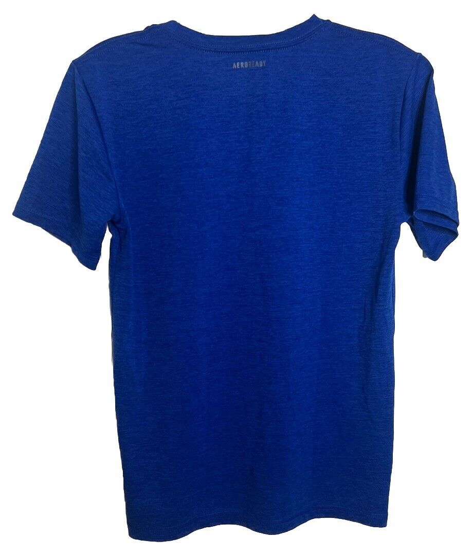 Adidas T-Shirt Boys Size Medium 10/12 Logo Crew Neck Short Sleeve