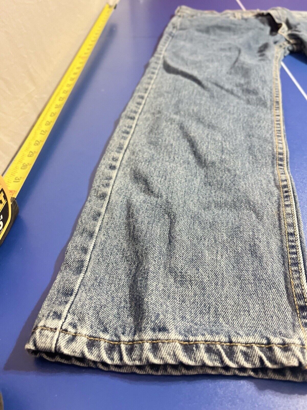 Levis 505 Jeans Mens 36x29 Regular Fit Straight Medium Wash Denim
