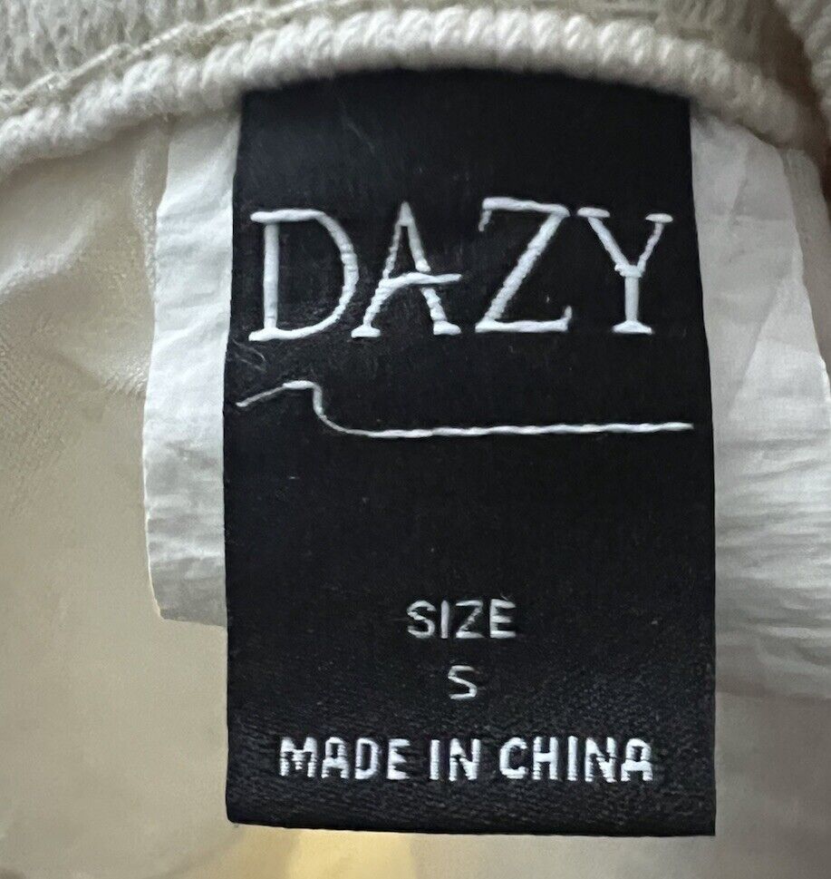 Dazy Jeans White Size S