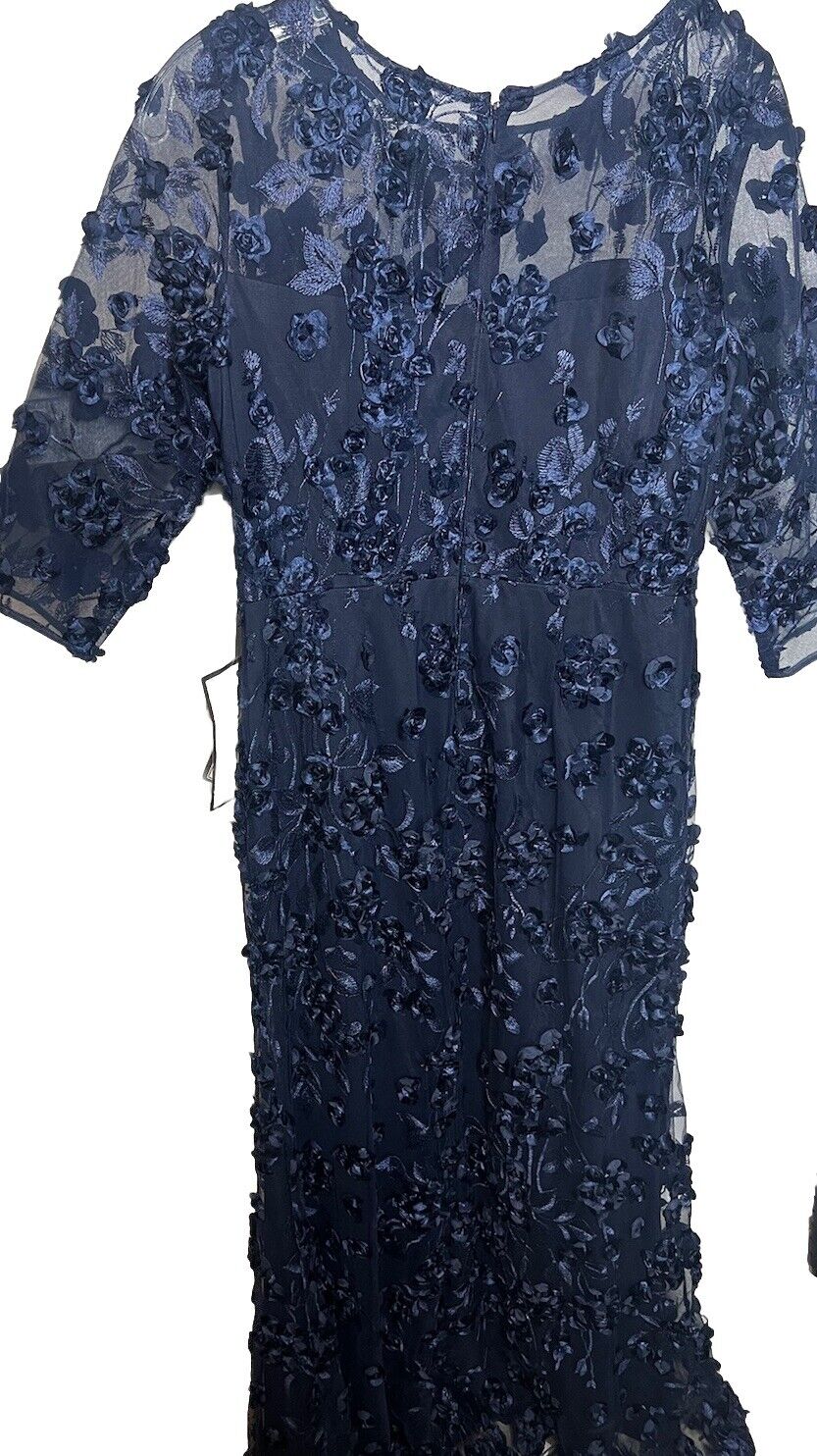 Alex Evenings Women's Purple 3/4 Sleeve Dress Size 10