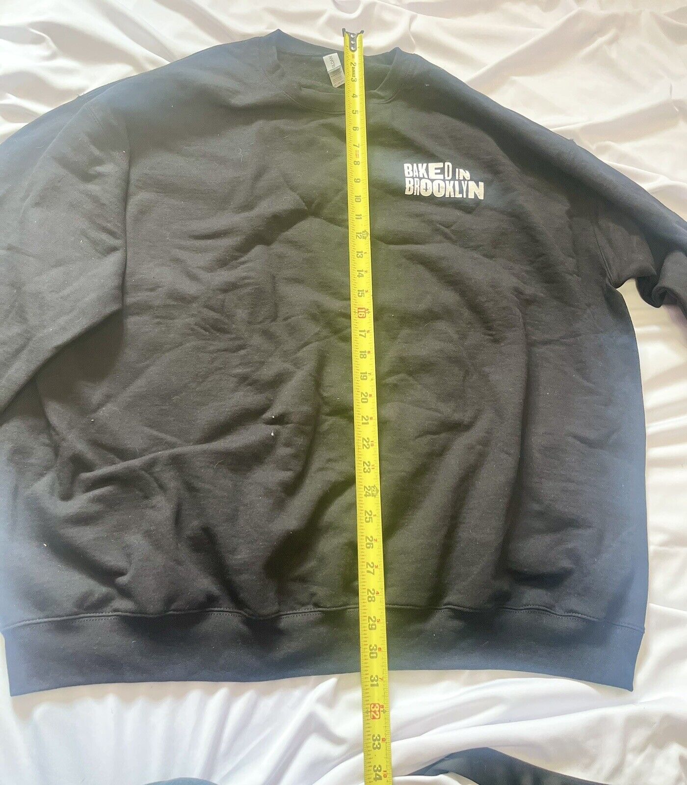 Baked In Brooklyn Sweatshirt, Mens Size 4XL, Black, Gilden Sweatshirt, Mint Cond