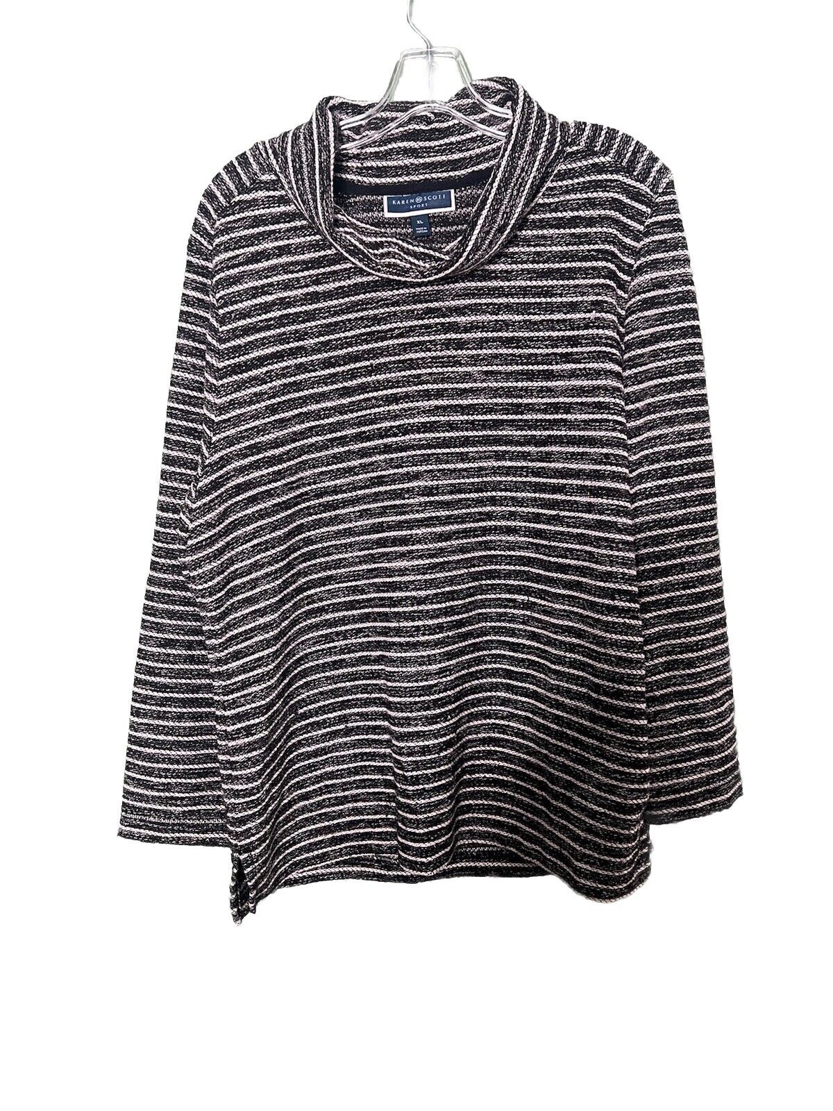 Karen Scott Cotton Turtleneck Sweater Size XL