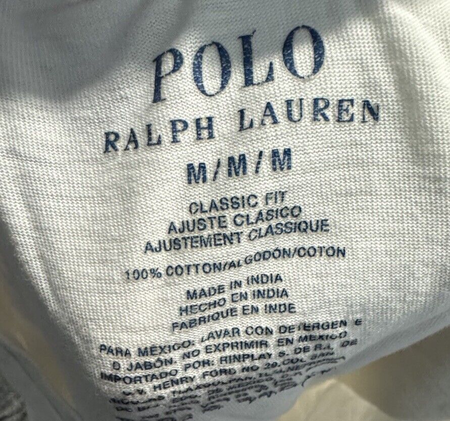 Men's Polo Ralph Lauren v neck pullover t-shirt size medium