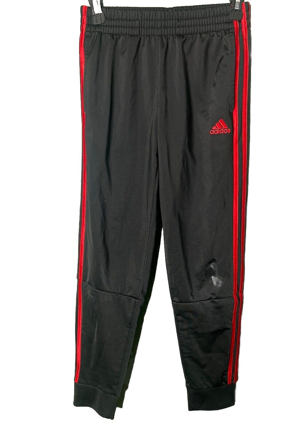 Adidas Boy Pants 10/12 Nylon Elastic Waist Tapered Leg Activewear Jogger