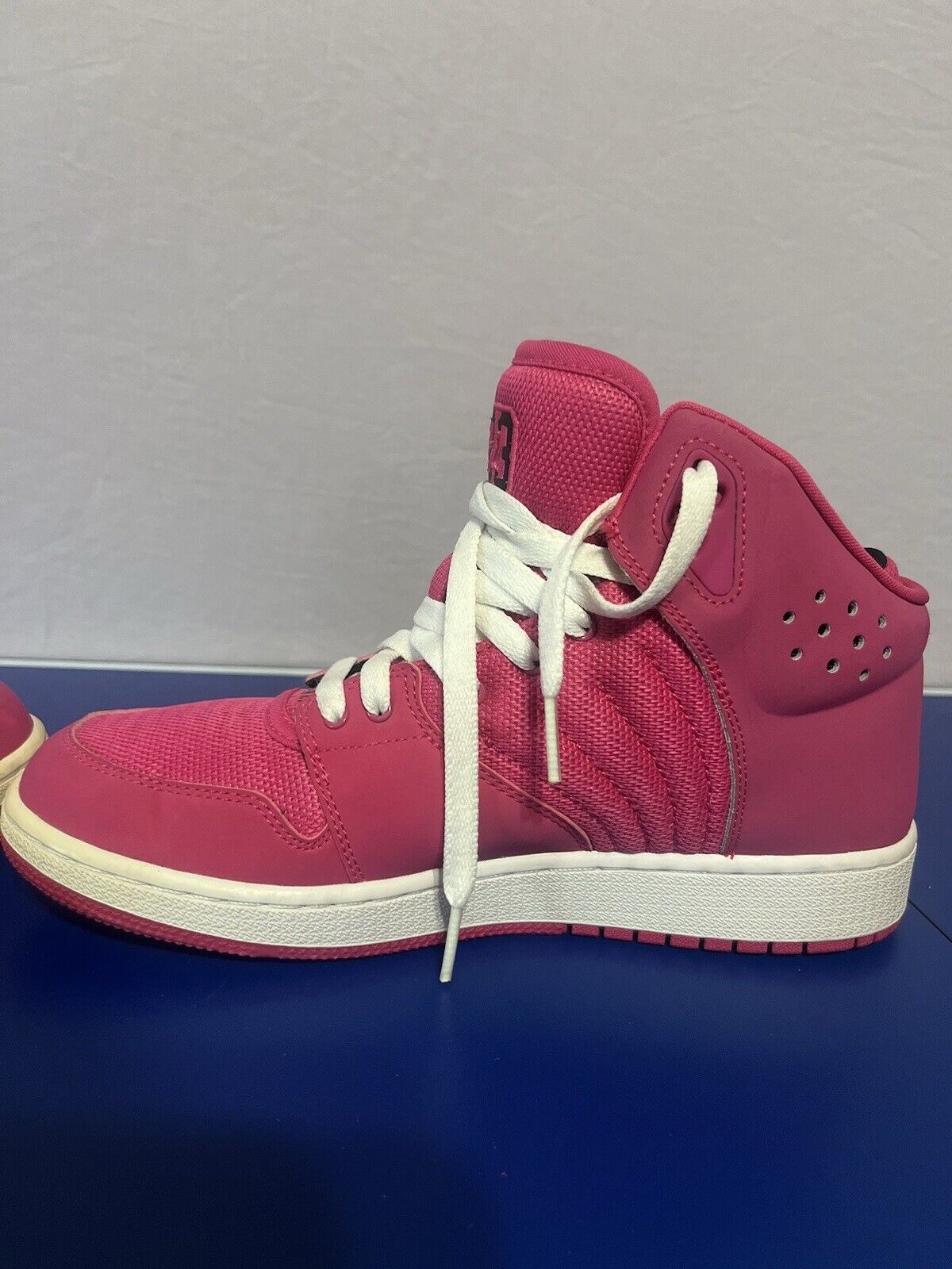 NIKE AIR JORDAN PINK, 6.5Y, Leather Shoes, Jordans, Rare Find Read Description