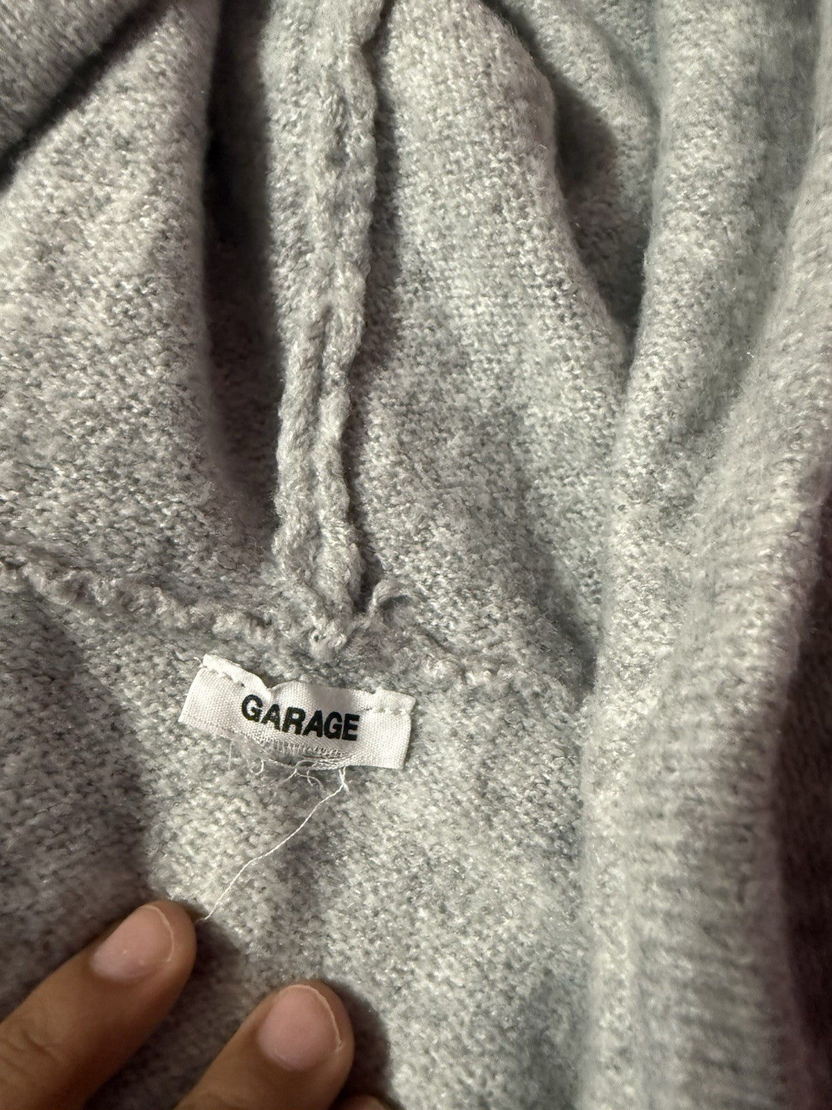 garage half zip up hoodie size M