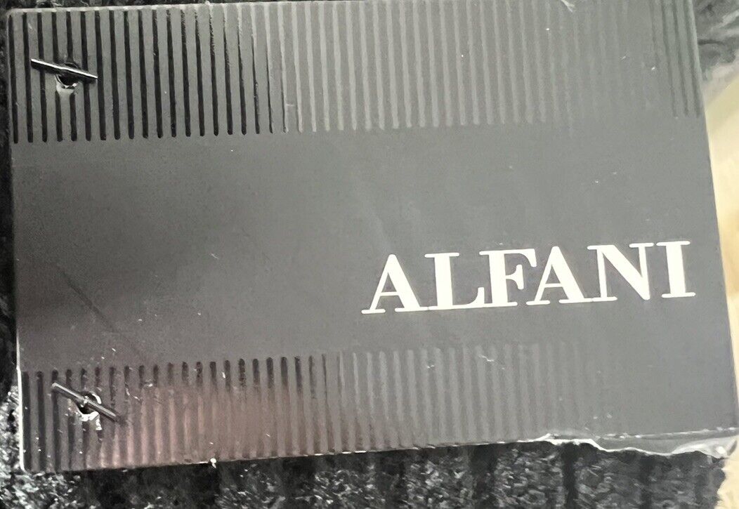 Alfani Scarf Unisex One Size Black Long Outdoors NWT New $40