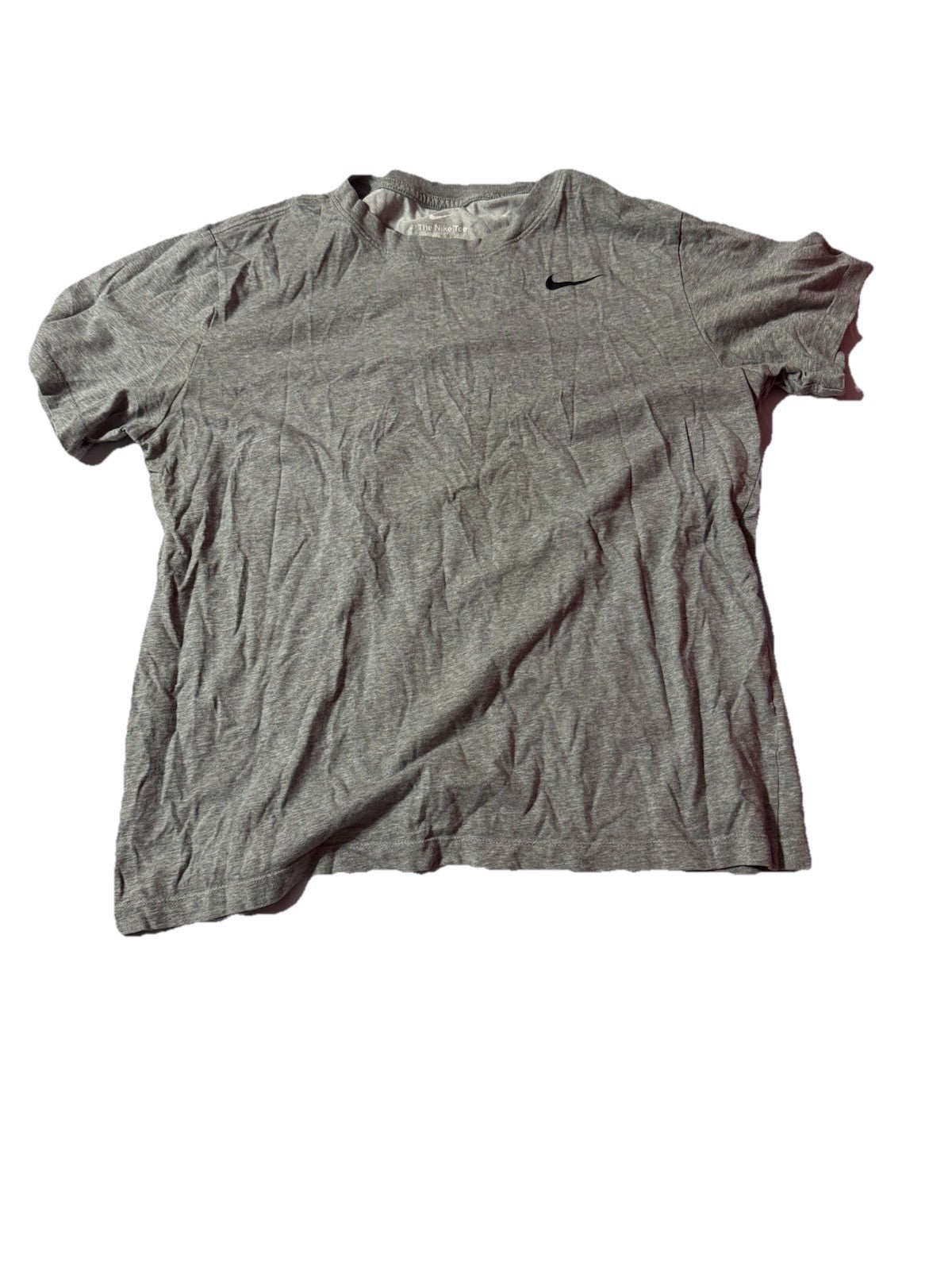 NIKE DRI FIT SHIRT MEN'S SIZE LARGE GRAY