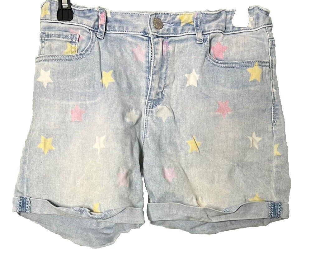 Gap Denim Girl's Regular Stretch Denim Jean 'Midi' Cut-Off Short Size 18