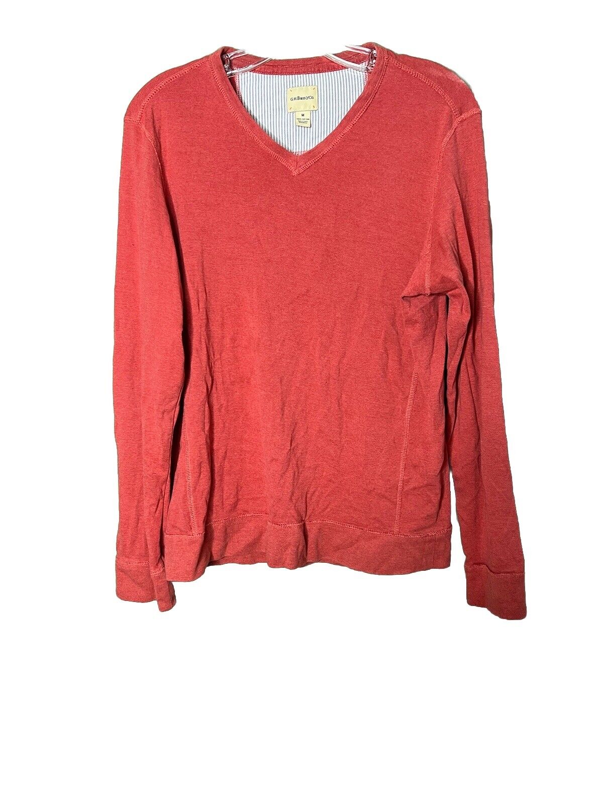 G.H.Bass & Co. Mens Long Sleeve Pullover Size Medium