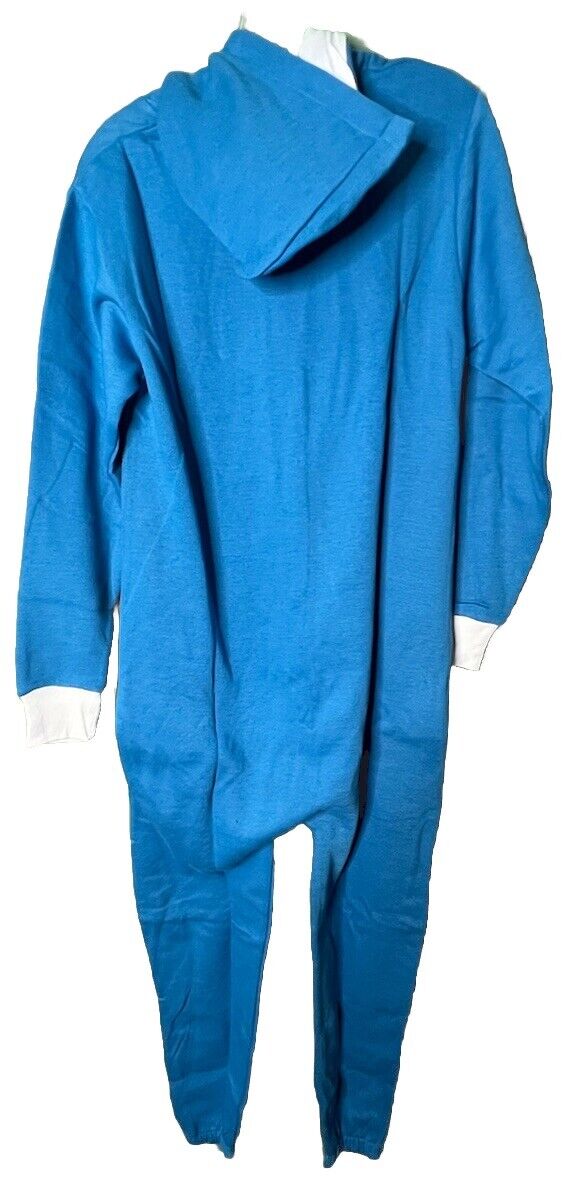 Skyline Wears Hooded One Piece Sleepwear Pajamas Non Footed Adult Sz Small