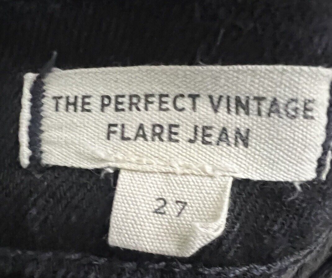 Madewell Jeans Womens 27 The Perfect Vintage Black Denim