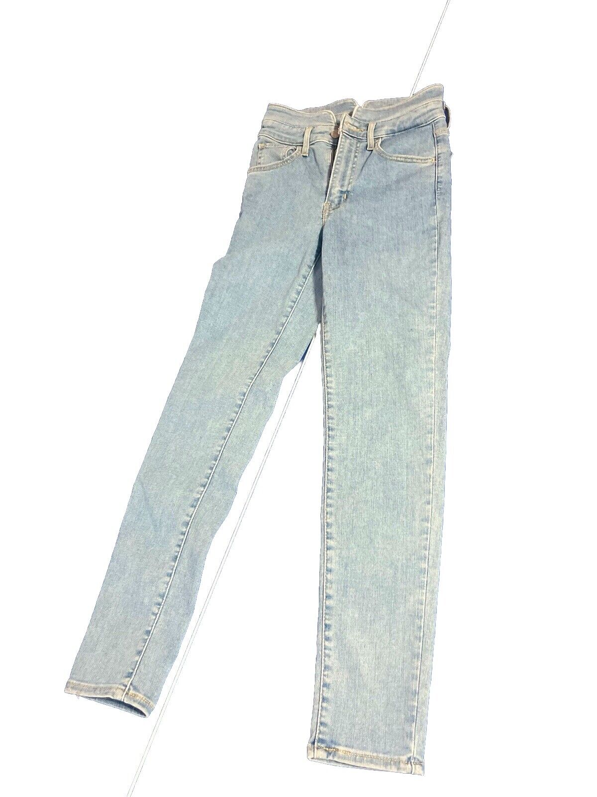 Levi's Jeans Women's 24x26 Mile High-Rise Super Skinny Ankle Pants-Measured