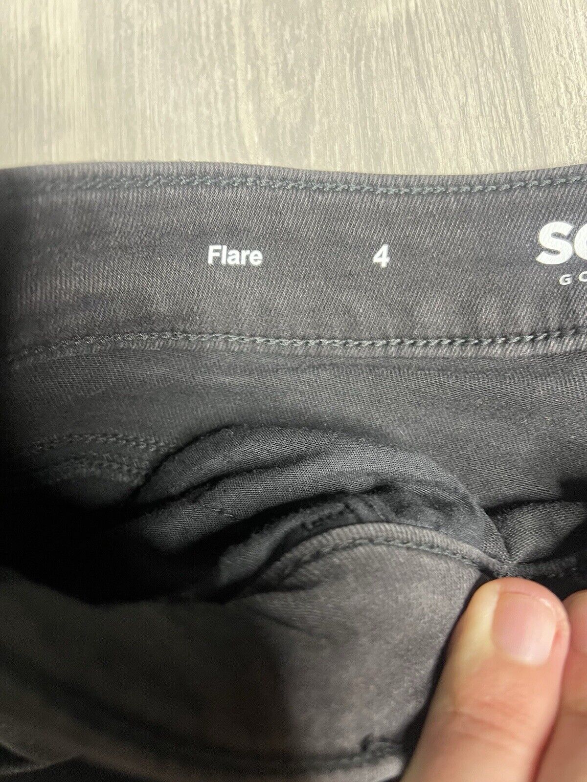 Sonoma Goods For Life Jeans Flare Sz 4 Distressed