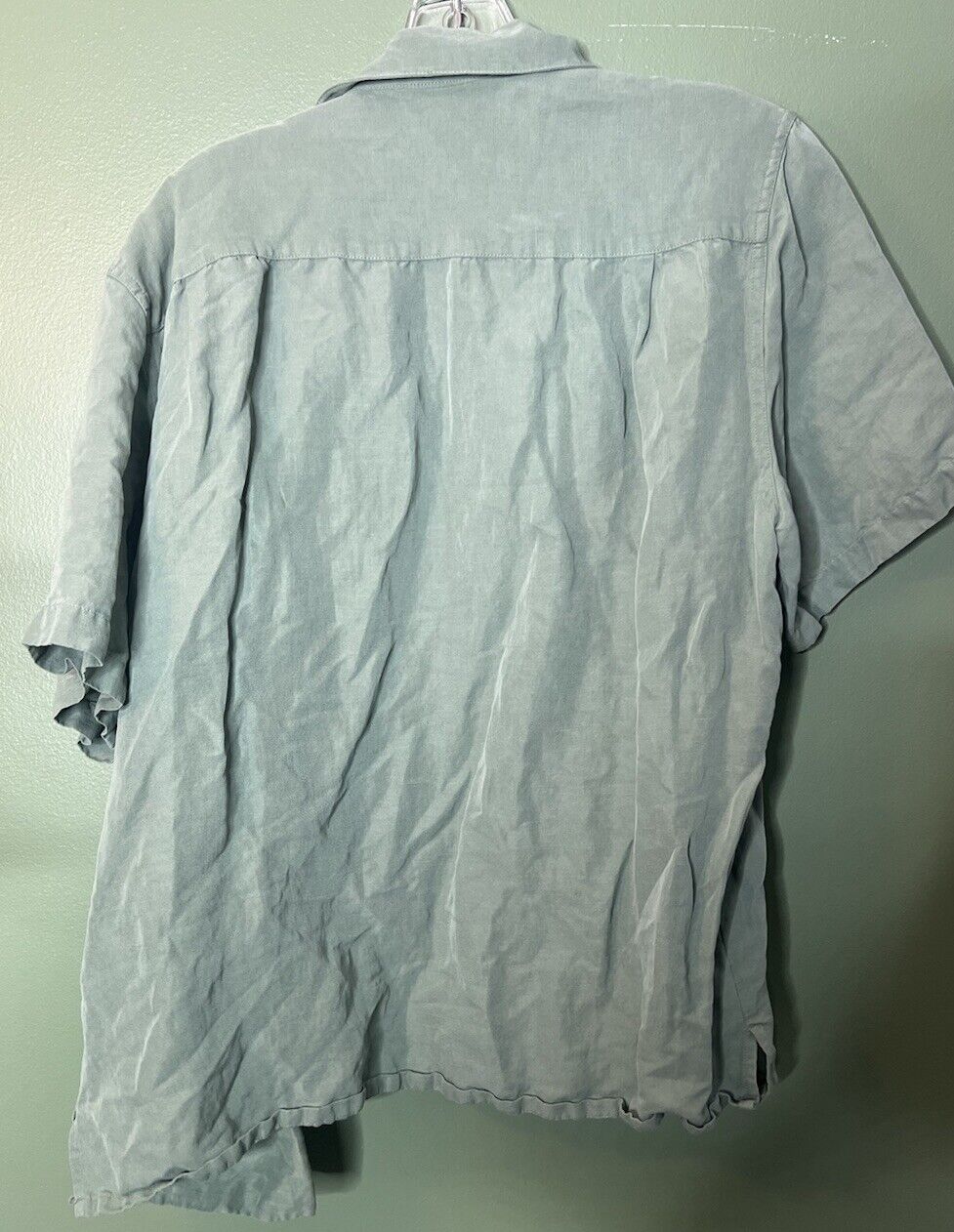 G.H. Bass & Co. Men's Short Sleeve Button Down Size Large