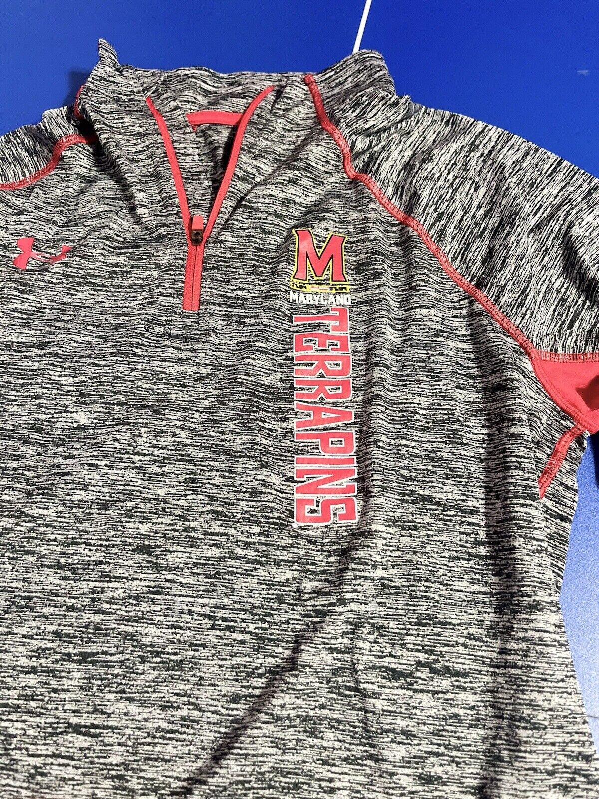 Under Armour Terrapins Athletic Long Sleeved, Medium Loose, Digital Gray Camo,
