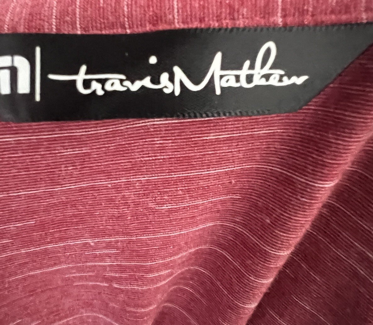 TravisMathew Golf Tennis Short Sleeve Men's Polo Shirt Large