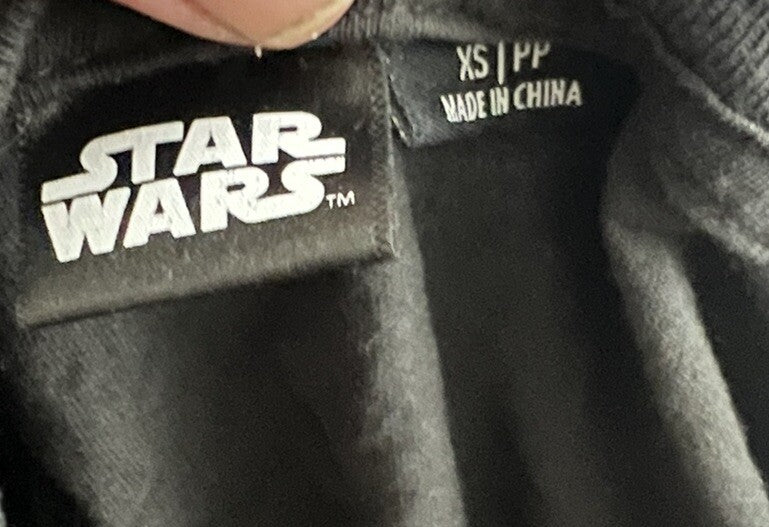 Star Wars Yoda T Shirt Size XS Dark Shirt