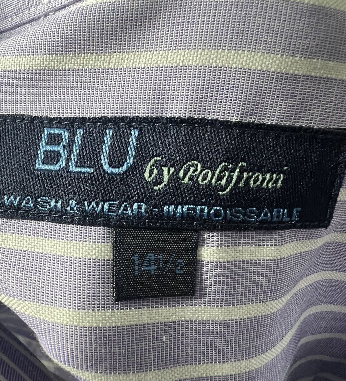 BLU By Polifroni Long Sleeve Button Down Sz 14 1/2