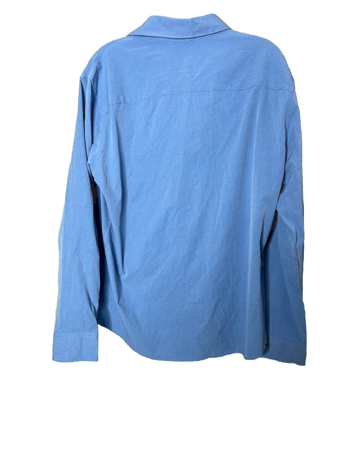 Apt. 9 Blue Slim Fit Long Sleeve Button Down Dress Shirt Men's Size Large