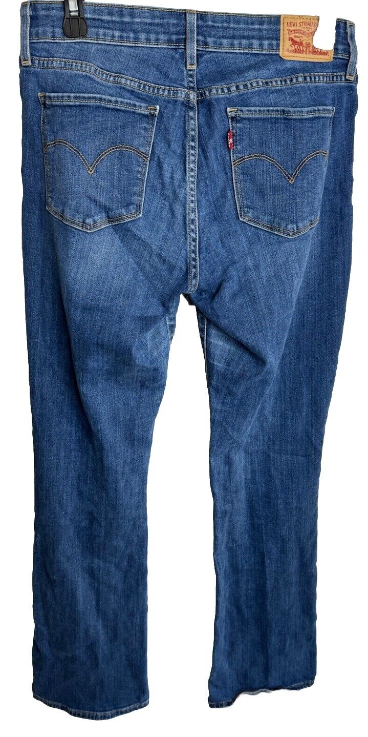Levi’s 715 Boot Cut Women’s Mid Rise Jeans Denim Blue Wash Size: 29 X 32