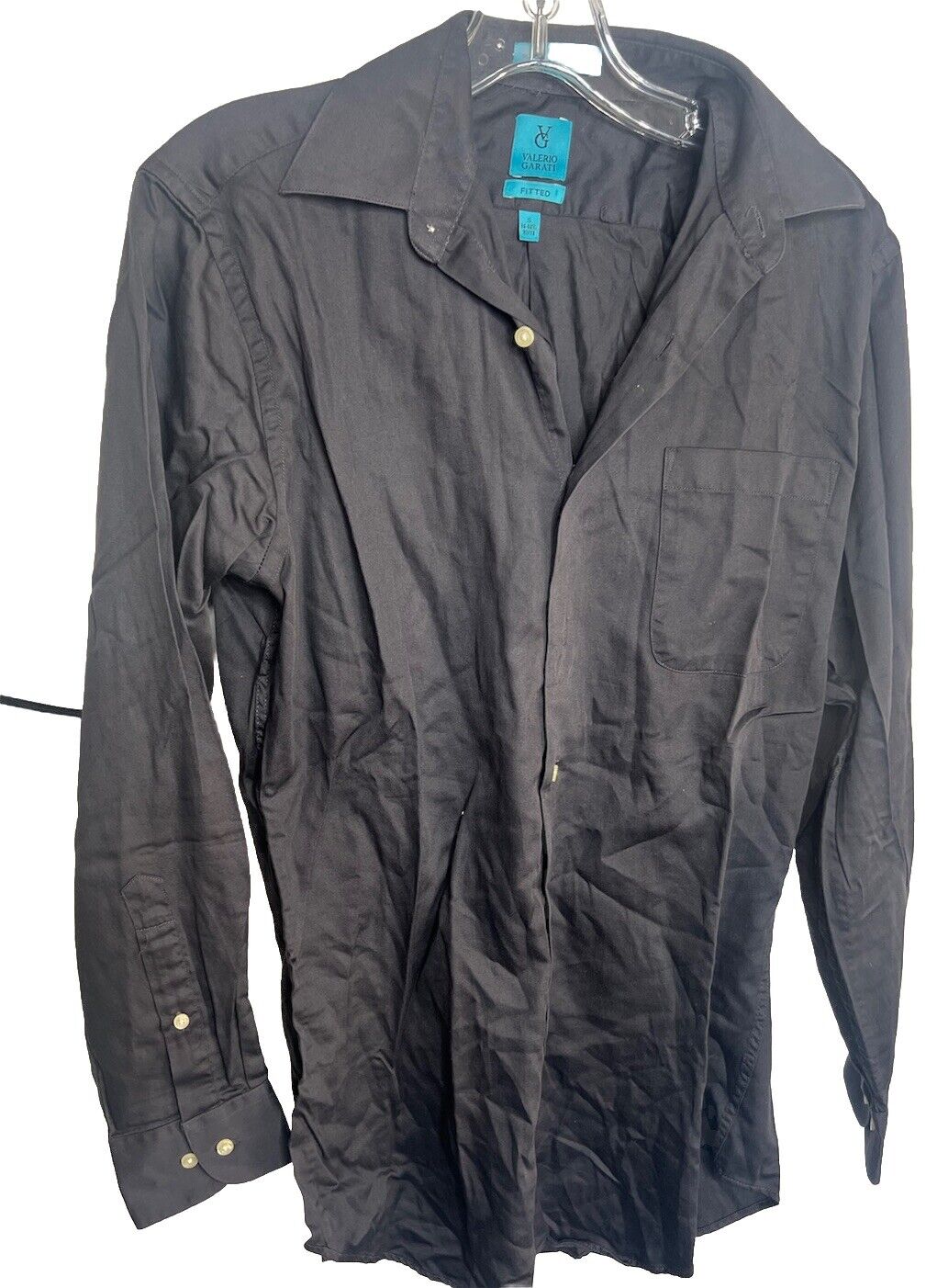 Valerio Garati Button Shirt Mens fitted Small 14-14.5 32/33 Long Sleeve
