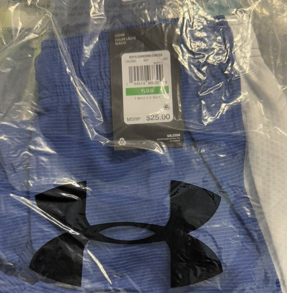 Under Armour Athletic Shorts, New, Size Large (Youth)