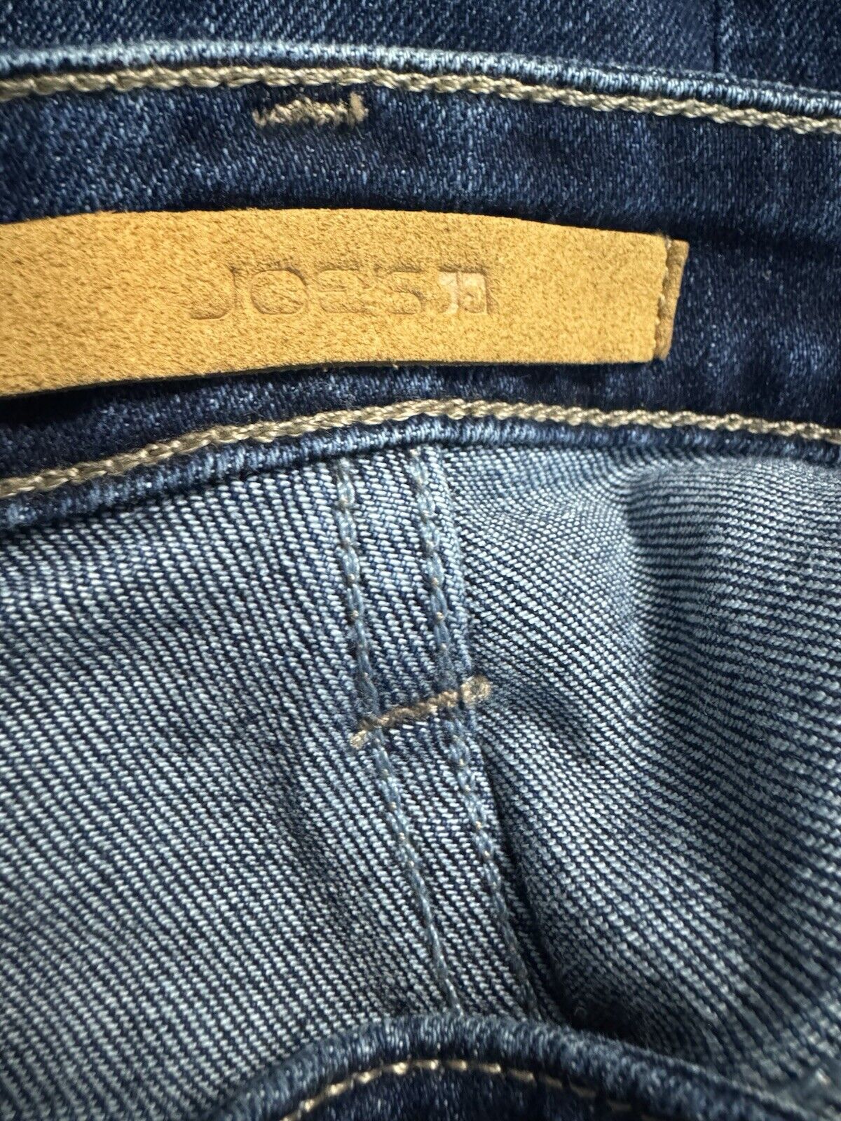 Joe's Jeans Women's 29 The Scout Mid Rise Slim Boyfriend Button Fly Distressed