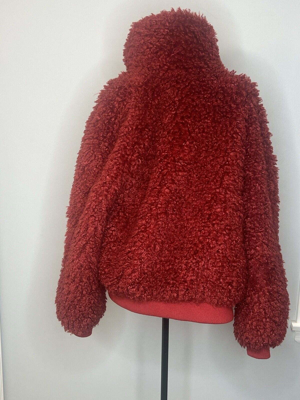 American Eagle Coat Womens Medium Red Full Zip Jacket