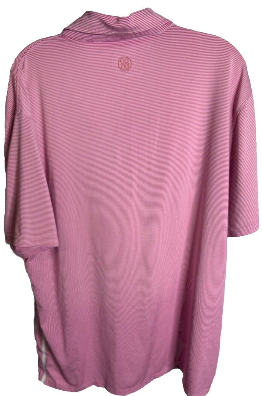 G/FORE Shirt Men's 2XL Star Print G4 Golf Club Polo Logo Polyester