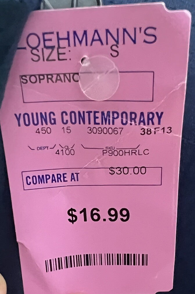 Soprano Girls Leggings Youth Small